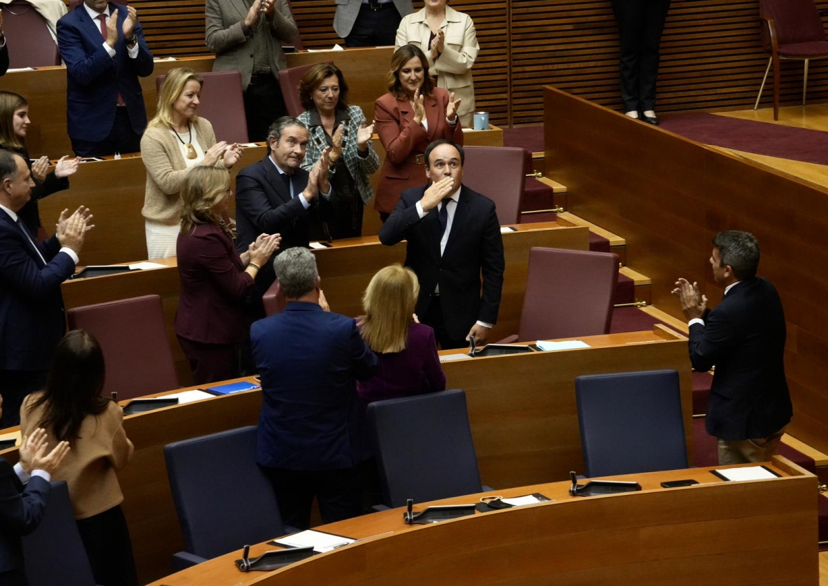 El elegido president de la Generalitat, Juanfran Pérez Llorca. - Foto: EDUARDO MANZANA El elegido president de la Generalitat, Juanfran Pérez Llorca.