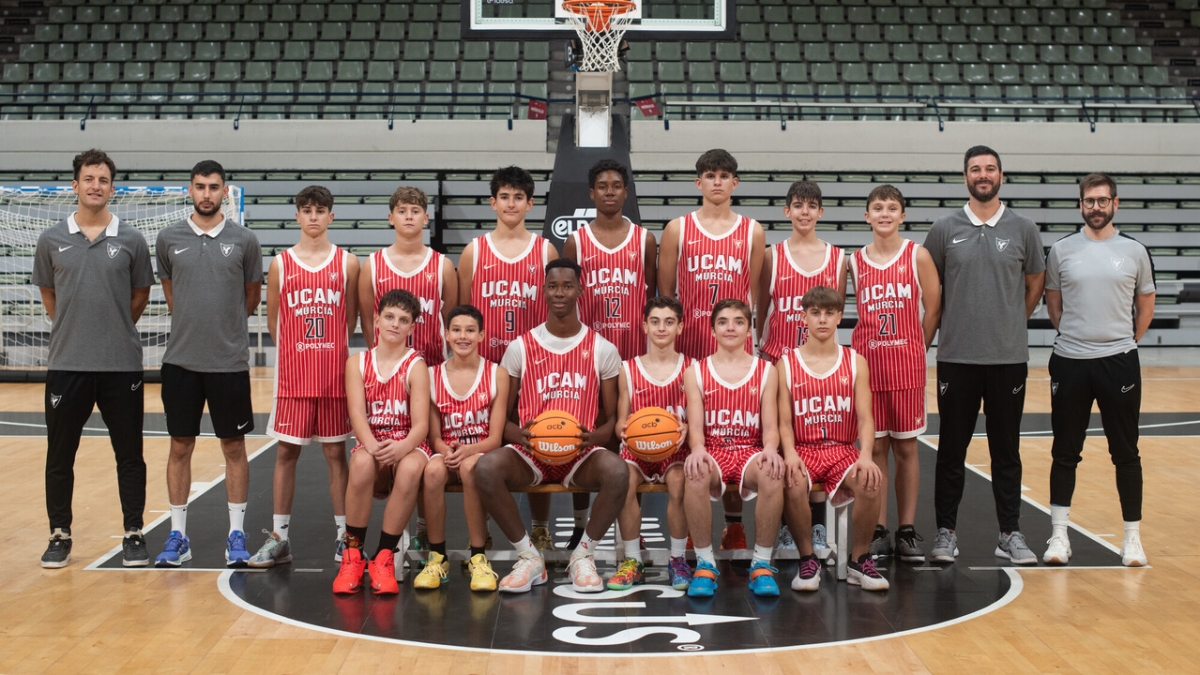 El UCAM CB infantil, en la Minicopa con un techo de 2,08 a sus 13 años: el maliense Siby Sekou