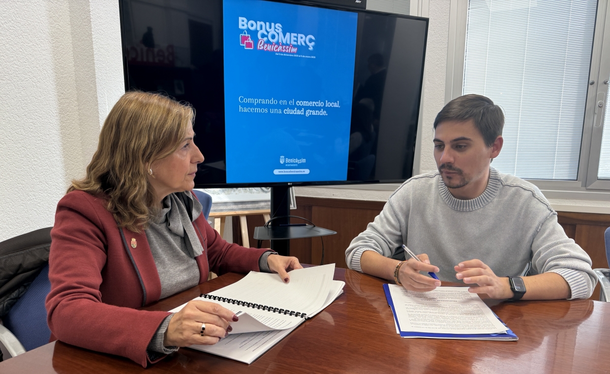 Benicàssim incentiva la compra en el comercio local en Navidad y lanza los 'Bonus Comerç' 