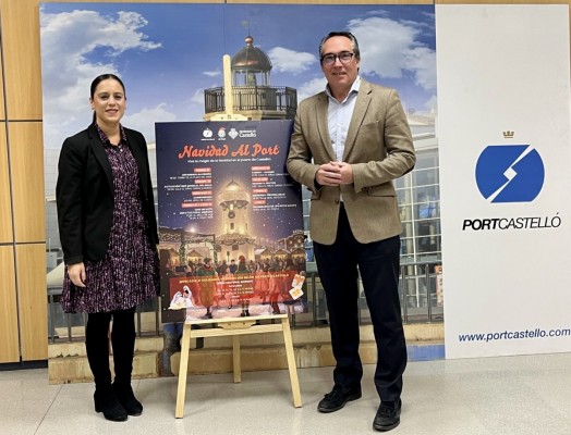 PortCastelló ya tiene todo preparado para acoger el encendido de las luces de Navidad este viernes