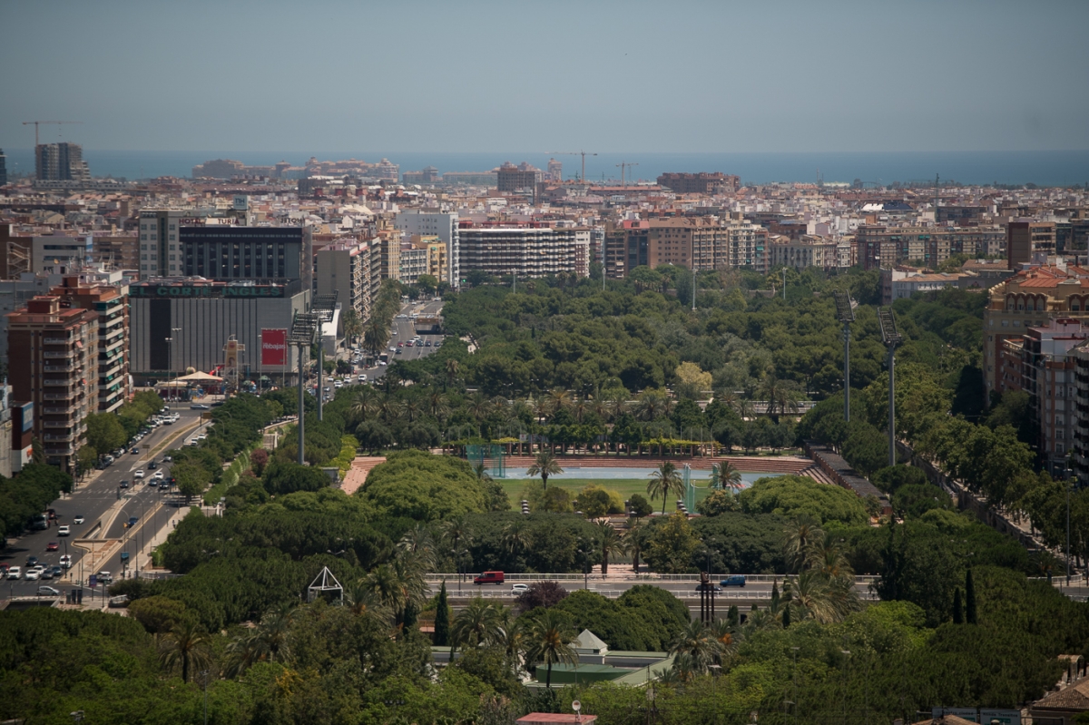 Vista aérea de la ciudad de València. - Foto: KIKE TABERNER Vista aérea de la ciudad de València.