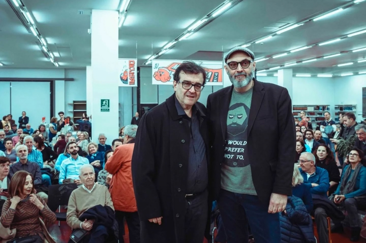 Javier Cercas en la BRMU: 