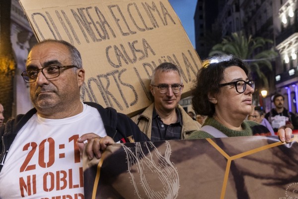 Manifestación con el lema 'Mazón a presó' por la gestión de la Dana