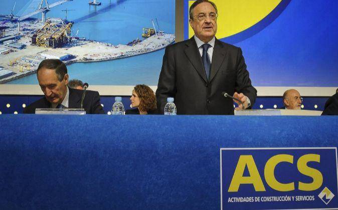 Florentino Pérez prevé un beneficio superior de ACS para este año