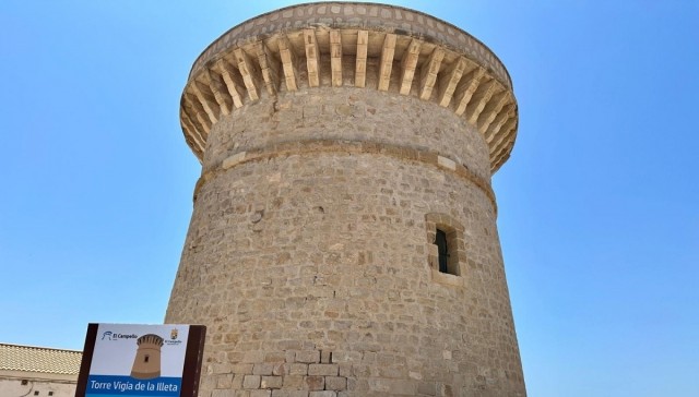 ¿Cómo se moderniza el patrimonio? El Campello instalará pantallas inmersivas en la Torre de la Illeta