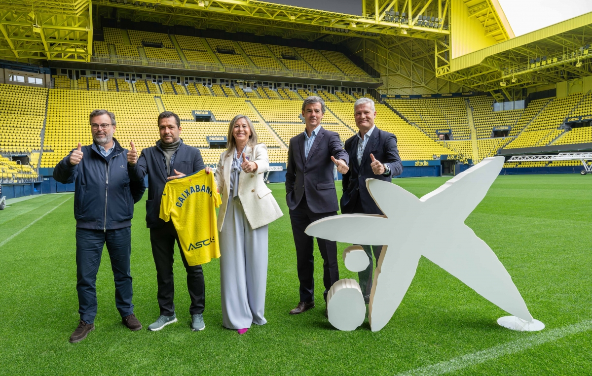 CaixaBank renueva como patrocinador oficial y socio financiero del Villarreal CF hasta el 2029