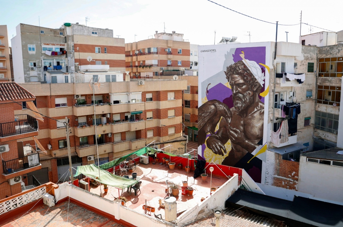 Alcantarilla vuelve a ser capital del arte urbano con tres murales candidatos a ser 'el mejor del mundo' de noviembre