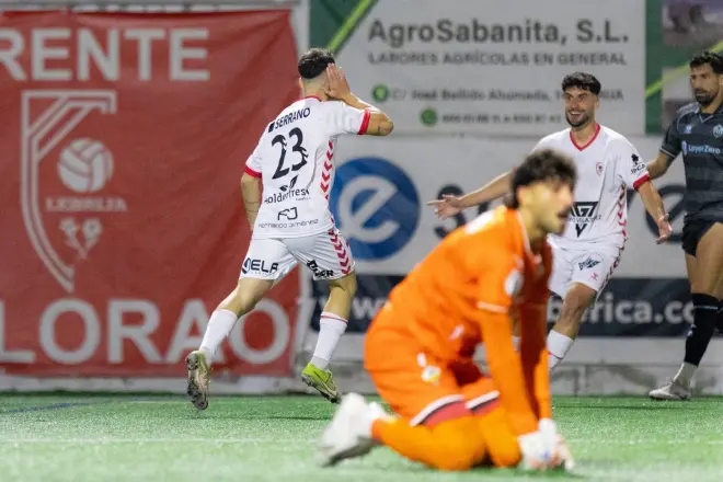 Celebración del Antoniano ante el Castellón. - Foto: CA ANTONIANO Celebración del Antoniano ante el Castellón.