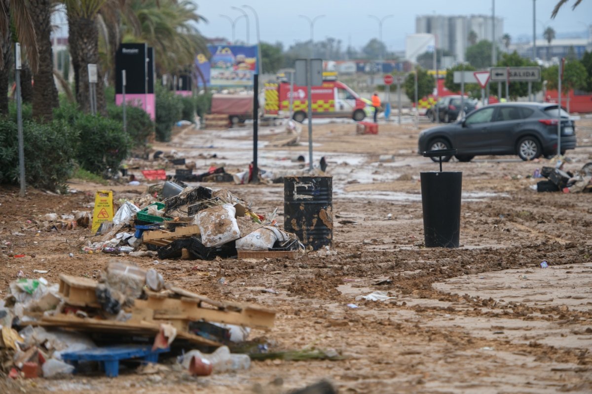 Imagen de archivo sobre los daños de la Dana en Aldaia.