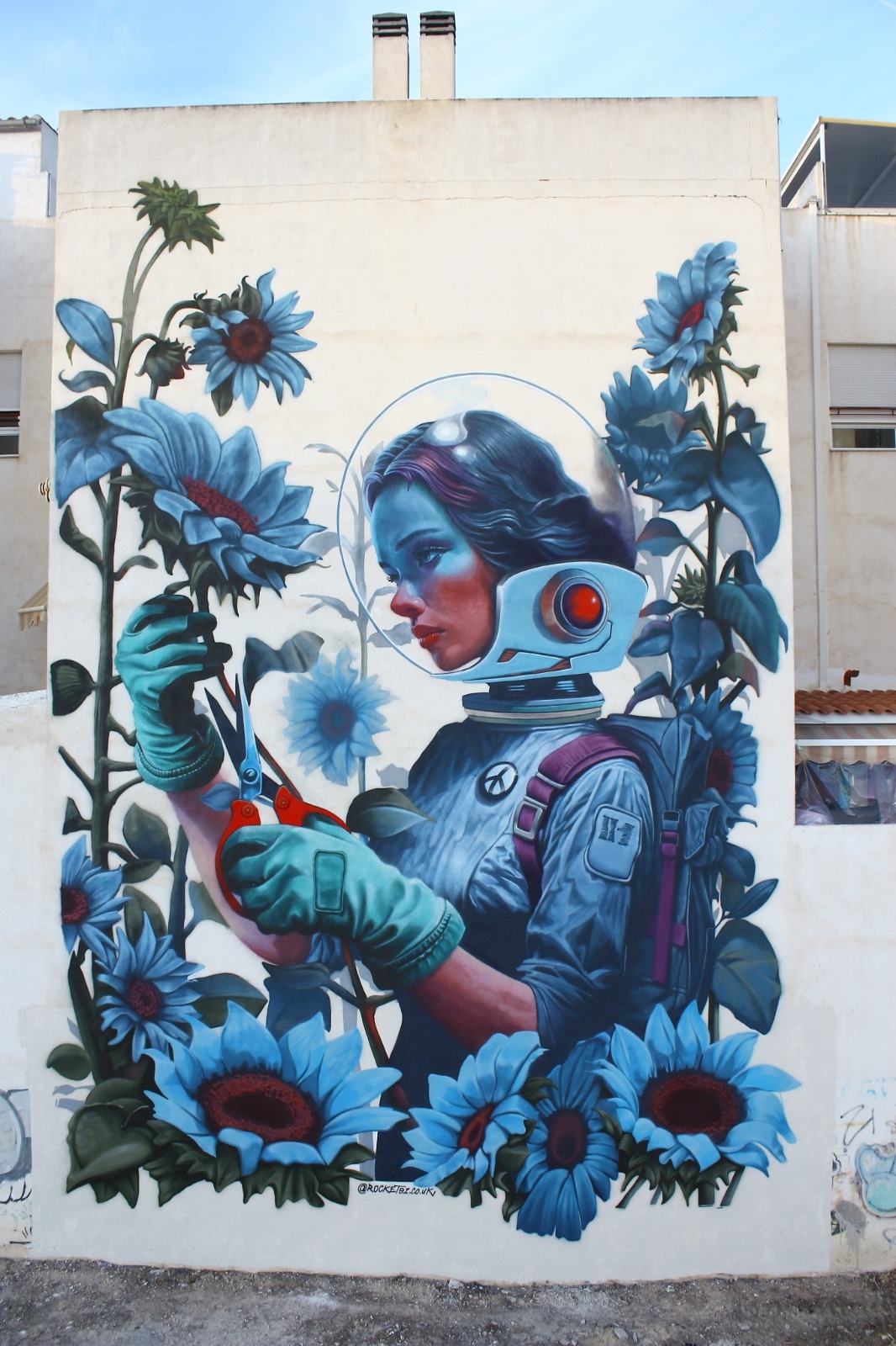 Mural de Rocket01 en Alcantarilla