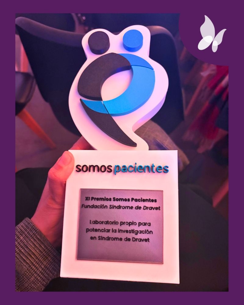 Premio para la Fundación Síndrome de Dravet. - Foto: PLAZA Premio para la Fundación Síndrome de Dravet.