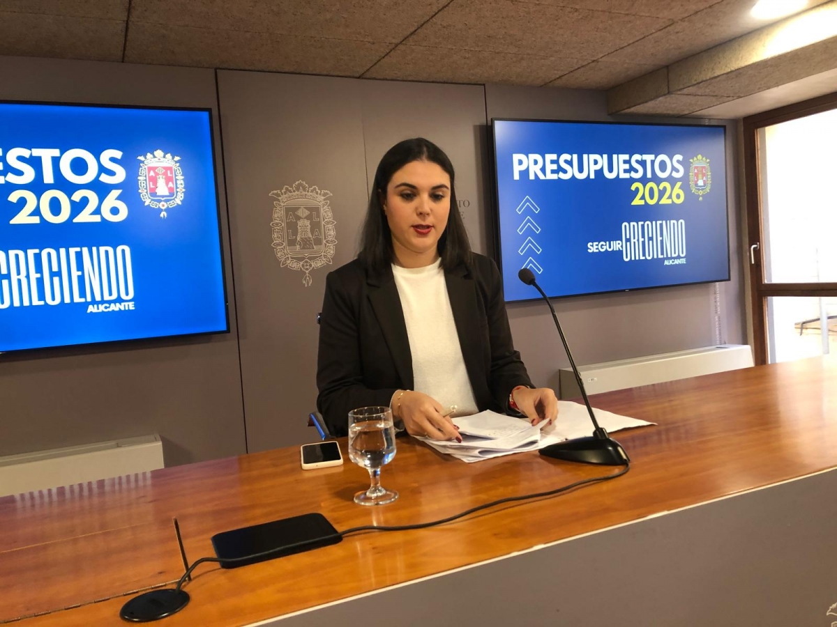 El PP de Alicante lanza las cuentas de 2026 con 19,6 millones en inversiones... a la espera de pactos