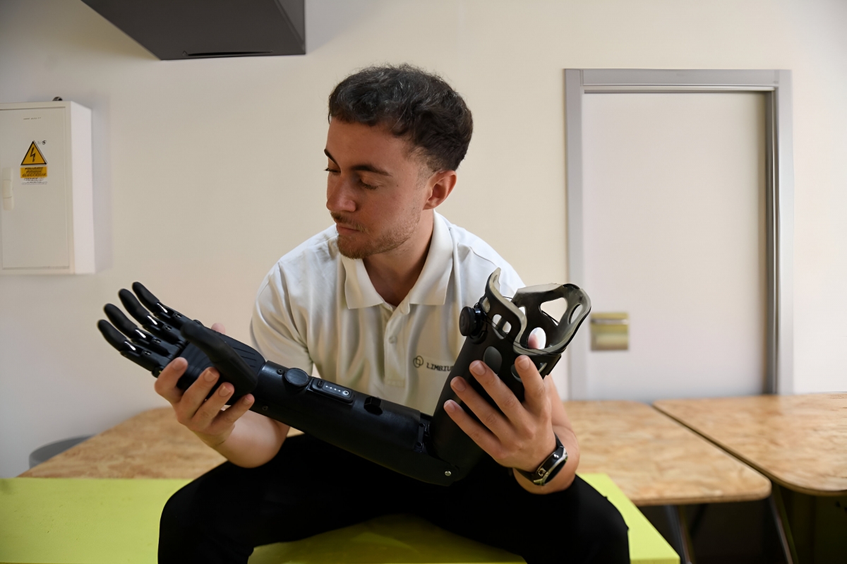 Tecnología murciana para fomentar la accesibilidad: Limbium desarrolla las primeras prótesis de brazo deportivas de Europa