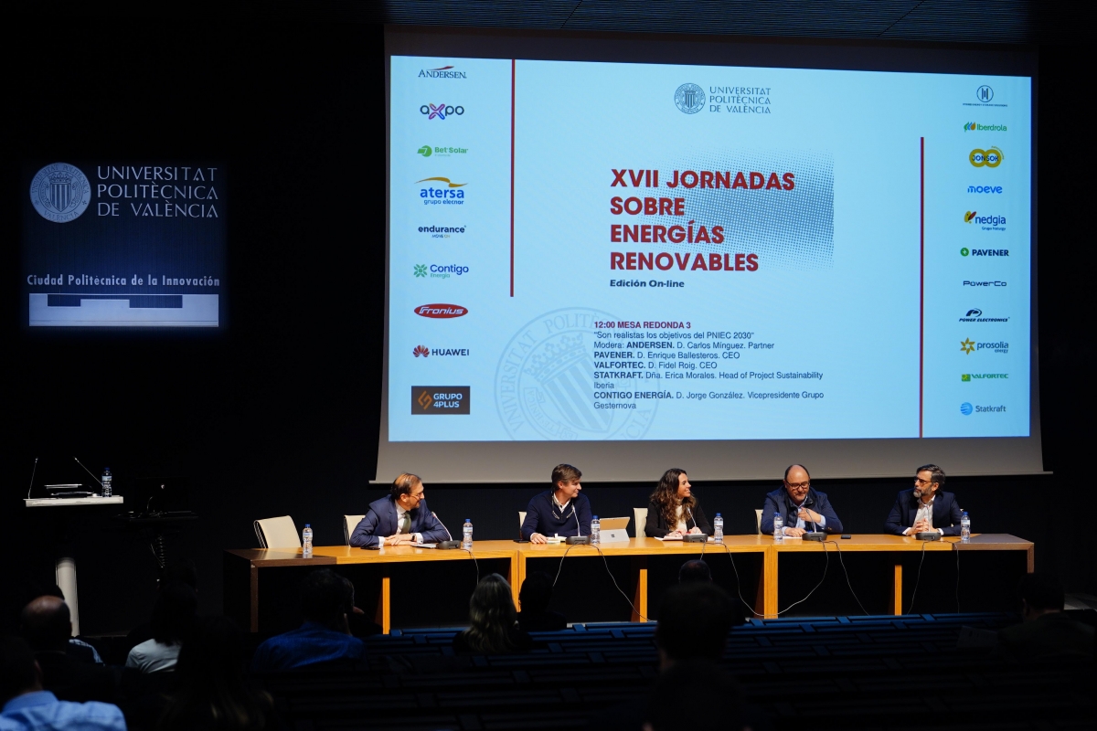 Las XVIII Jornadas sobre Energías Renovables analizarán el papel clave del almacenamiento y la seguridad del sistema eléctrico en la transición energética