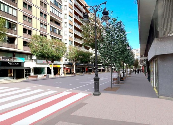 Catalá elimina el aparcamiento de motos de la calle Colón: así será la vía comercial tras su reforma