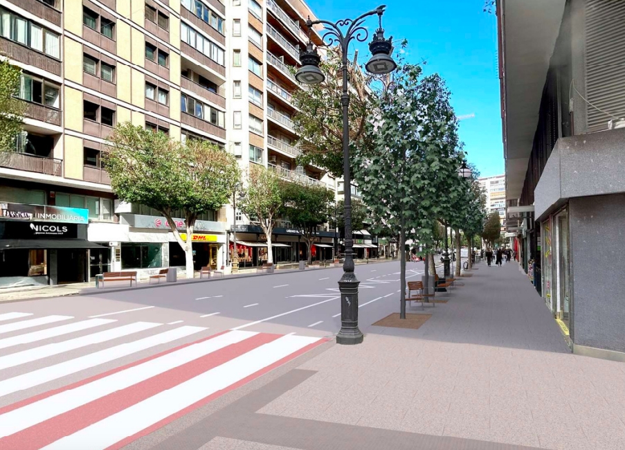 Catalá elimina el aparcamiento de motos de la calle Colón: así será la vía comercial tras su reforma