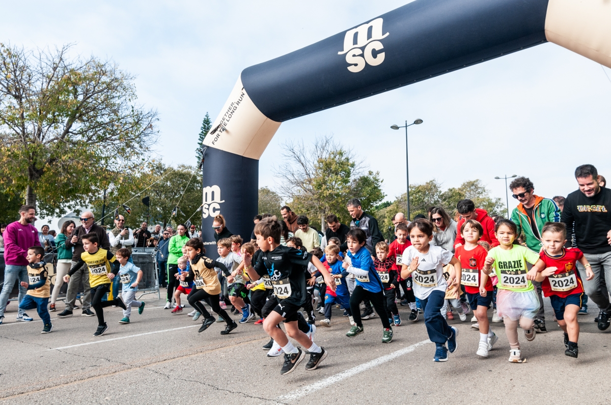MSC España promueve los valores del deporte en el Mini Maratón Valencia MSC