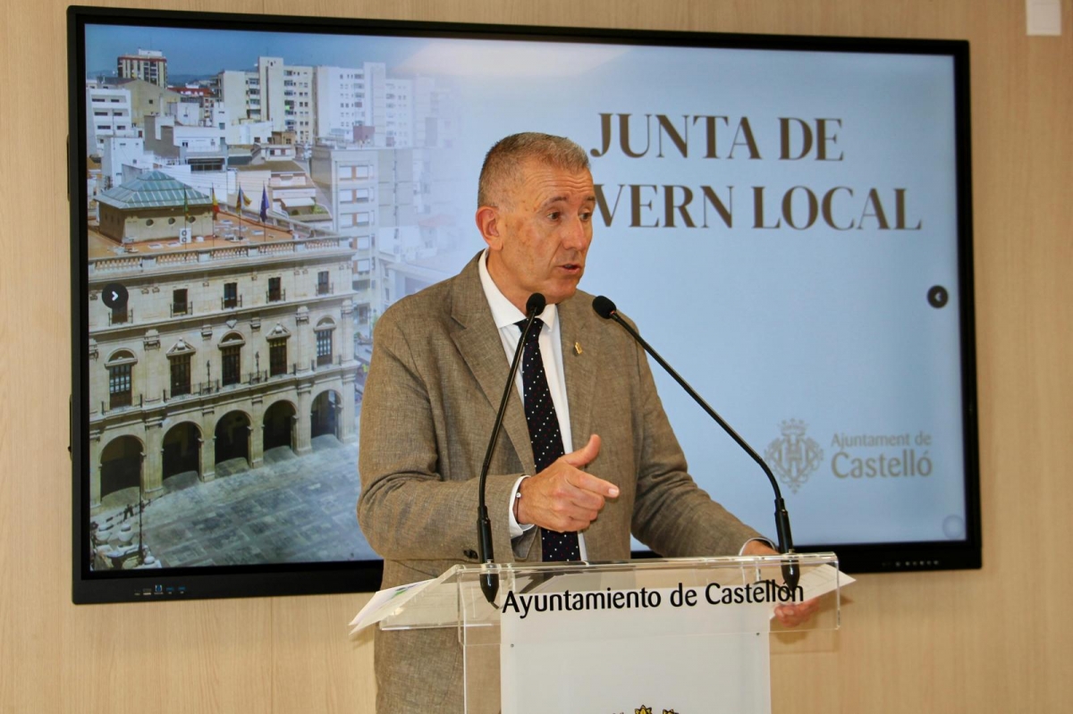 El portavoz del gobierno municipal de Castelló, Vicent Sales. - El portavoz del gobierno municipal de Castelló, Vicent Sales.