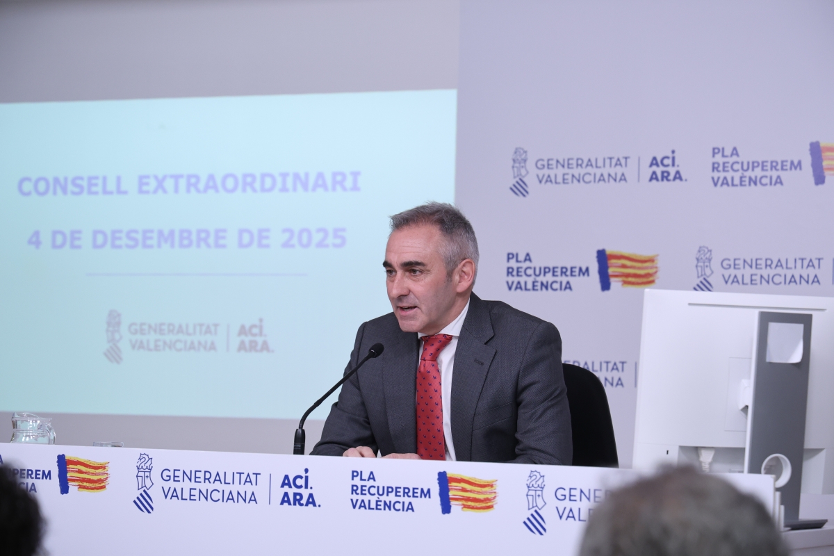 El portavoz del Consell, Miguel Barrachina. - Foto: GVA El portavoz del Consell, Miguel Barrachina.