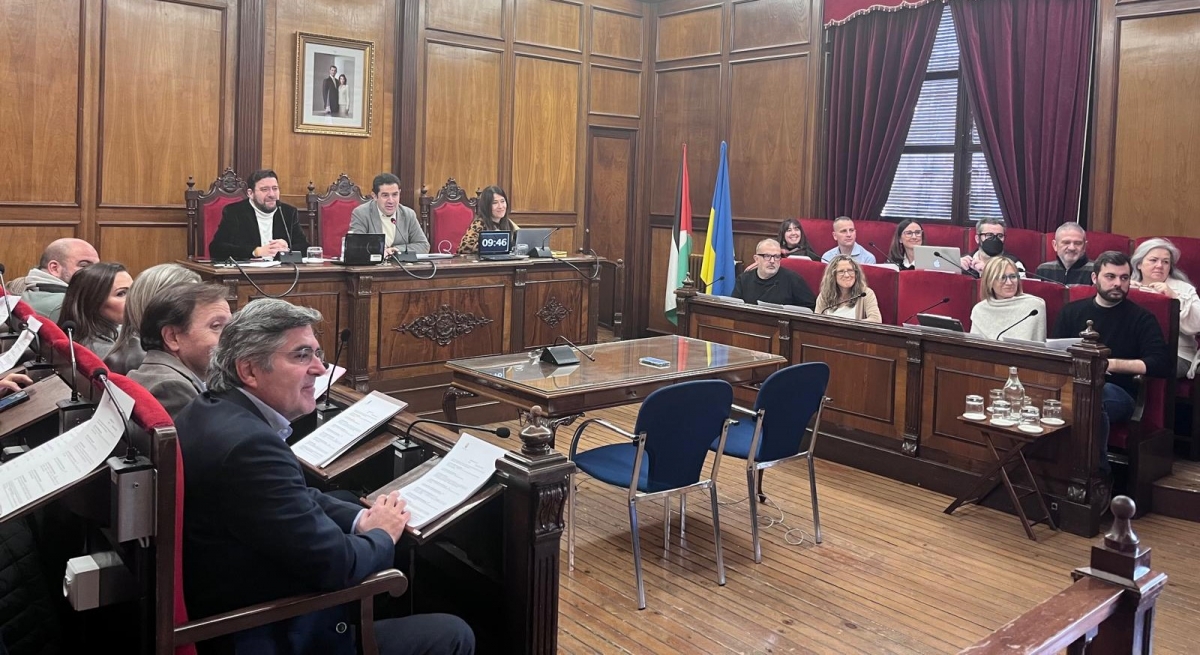 Pleno municipal en el que no ha prosperado la prórroga. - 