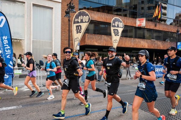 MSC España se vuelca con la celebración del maratón Valencia Trinidad Alfonso Zurich