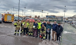 PortCastelló y Club Náutico realizan un simulacro para evaluar su capacidad de coordinación y respuesta