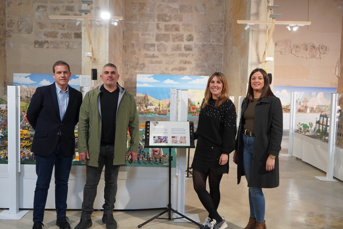 Xàtiva inaugura una de las exposiciones de Playmobil más grandes de la Comunitat Valenciana