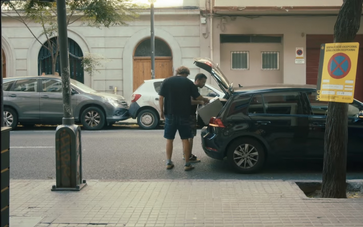 Un frame de Rutina - 