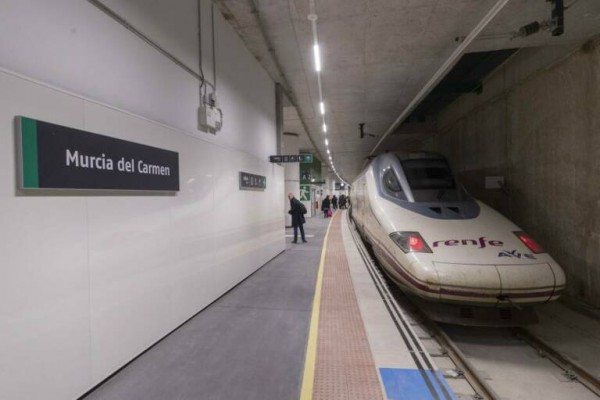 Las obras para la base de mantenimiento de la línea de Alta Velocidad Murcia-Almería durarán 20 meses