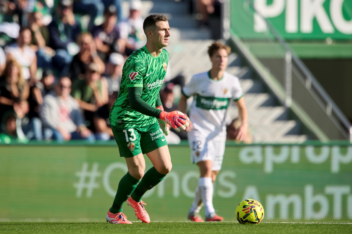 Iñaki Peña fue el portero este domingo - Foto: EP