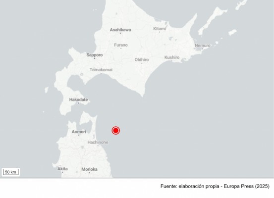 Japón declara una alerta por tsunami tras un terremoto de 7,6 en las inmediaciones de la costa este del país