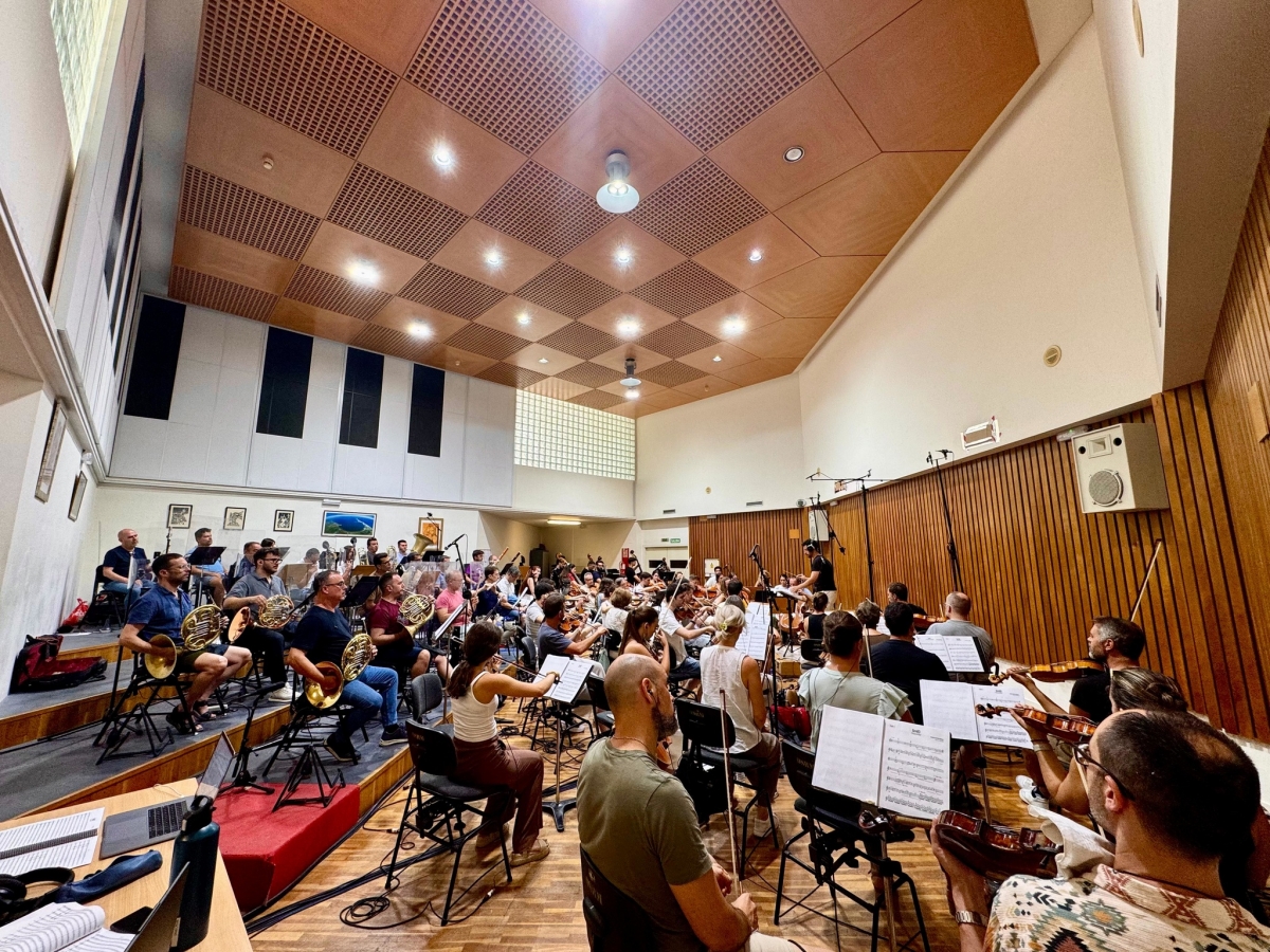 Grabación de la banda sonora original de La Navidad en sus manos 2 en el Auditorio regional Víctor Villegas - Foto: CARM Grabación de la banda sonora original de La Navidad en sus manos 2 en el Auditorio regional Víctor Villegas