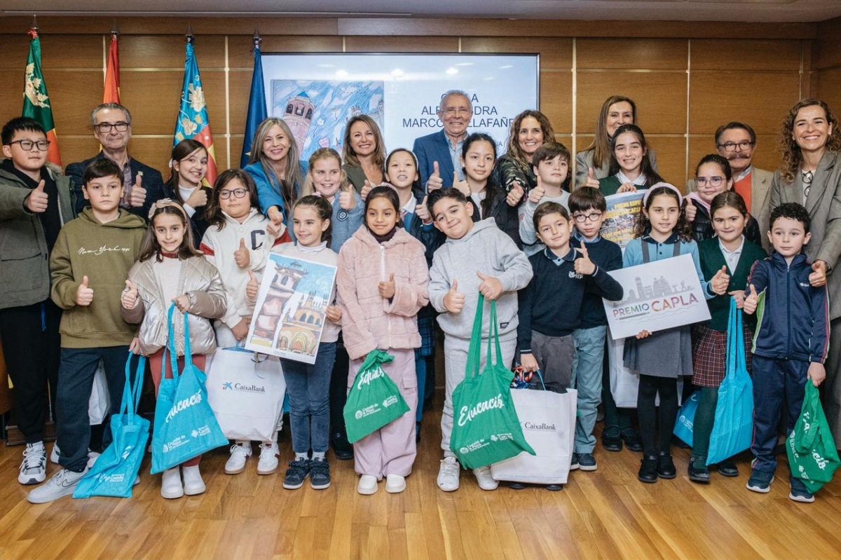 Castelló entrega los premios del nuevo Capla: expondrá los dibujos en la oficina All In One de CaixaBank