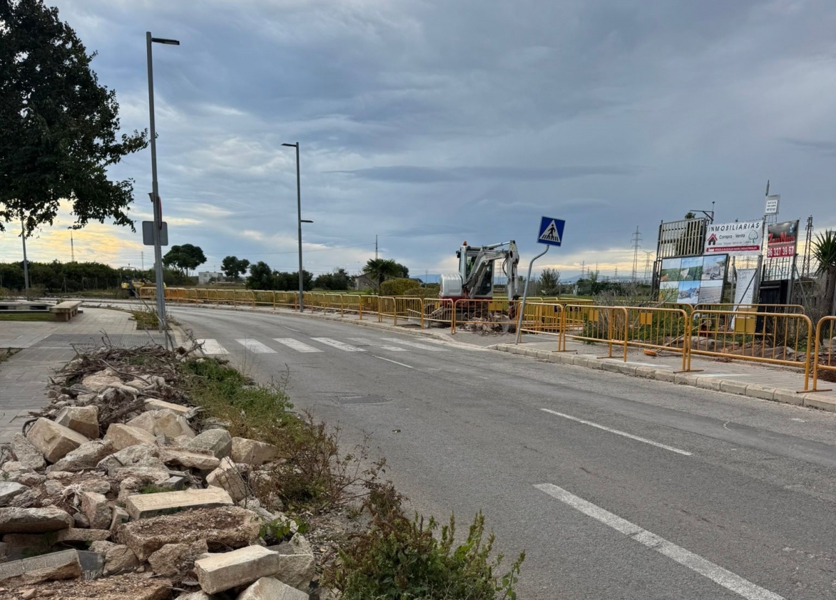 El Ayuntamiento de Foios inicia las obras de reurbanización de la ronda