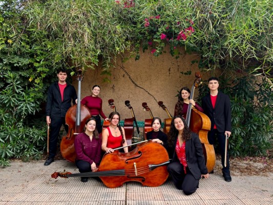 El Ensemble de Contrabajos del Conservatorio 'Manuel Massotti' de Murcia llena de música el Museo Gaya este miércoles