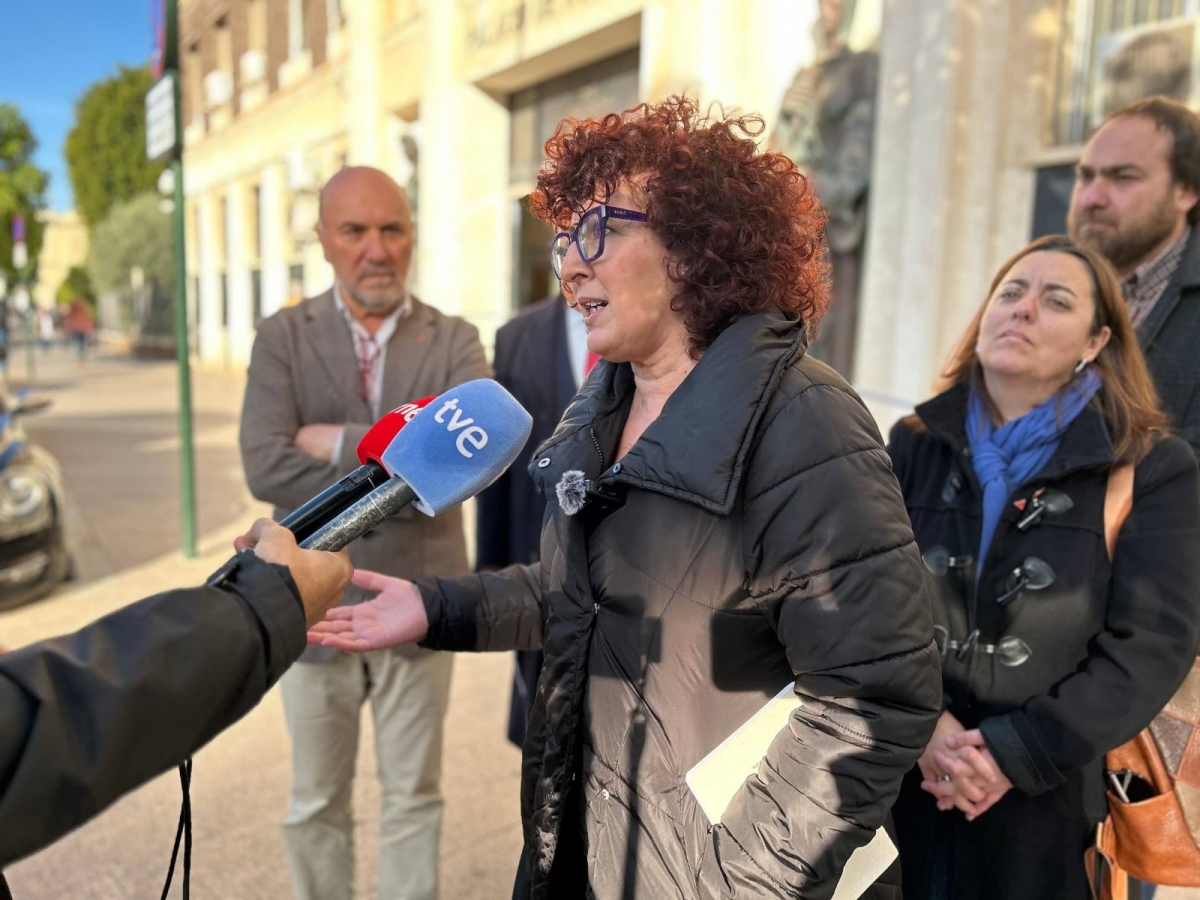  Candi Marín, exelcaldesa de Moratalla. - Foto: IU-V