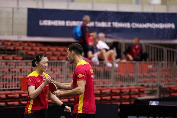 María Xiao, del UCAM Cartagena, juega con Álvaro Robles las WTT Finals en Hong Kong