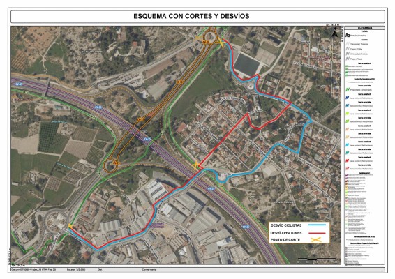 Inician las obras de la nueva red de agua potable junto a la CV-35 en el Prat de Llíria