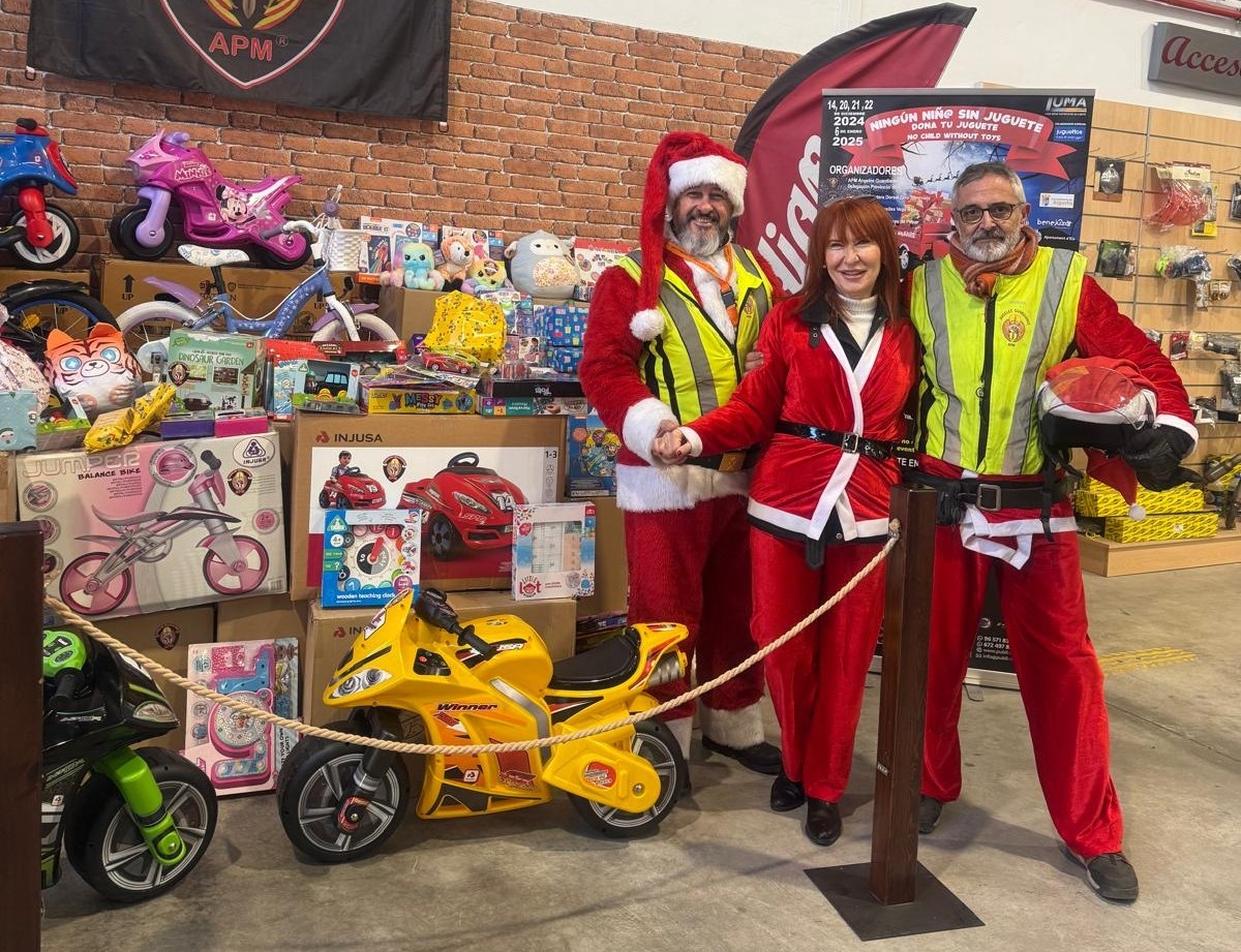 La edil de Bienestar Social de Alicante, Begoña León, en la recogida de juguetes. - 