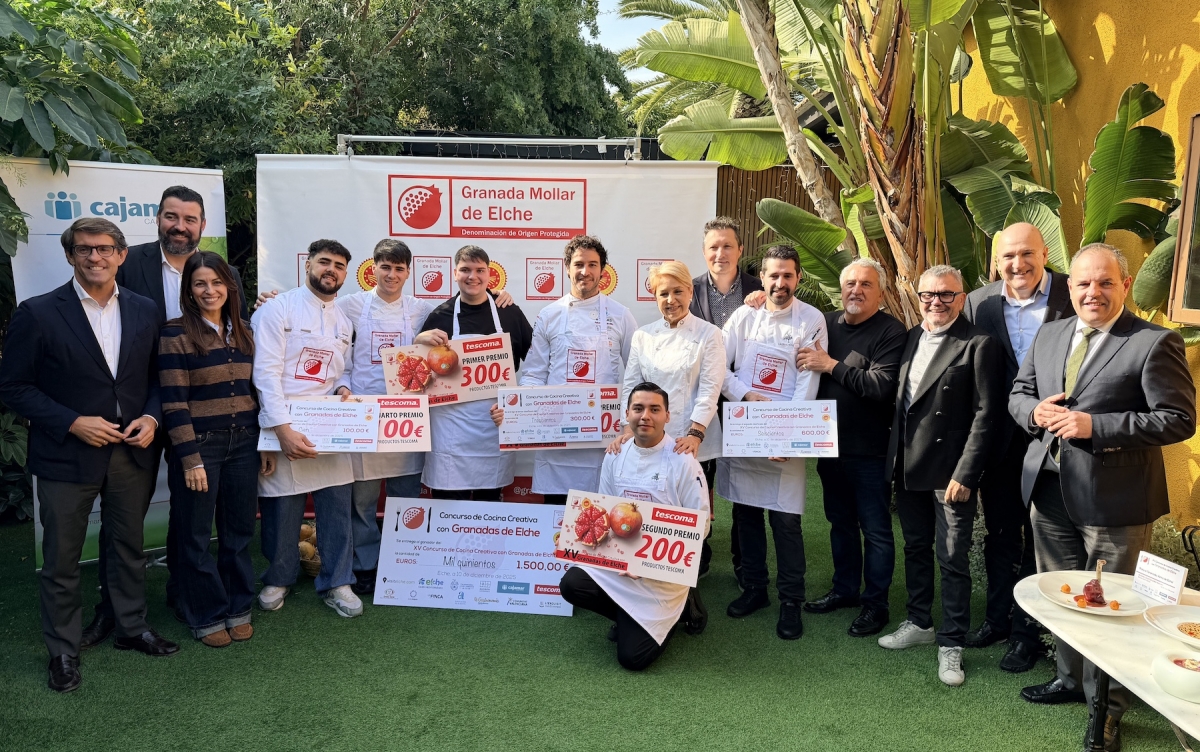El chef malagueño José Manuel Molina gana el Concurso de Cocina Creativa con Granadas de Elche