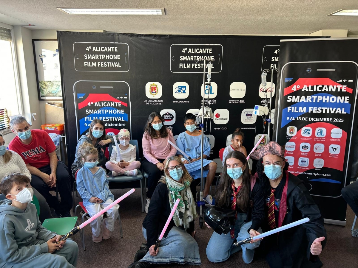 Smartphone Film Festival organiza un día de cine para los luchadores de Oncología Pediátrica