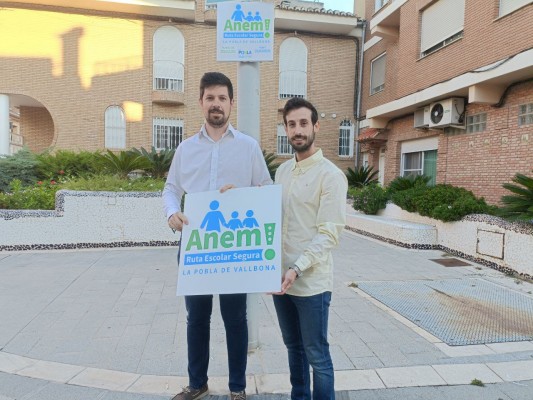 La Ruta Anem en la Pobla de Vallbona cumple 10 años acompañando escolares de forma segura