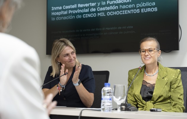 La escritora castellonense Inma Castell dona la recaudación de su libro a la investigación en cáncer