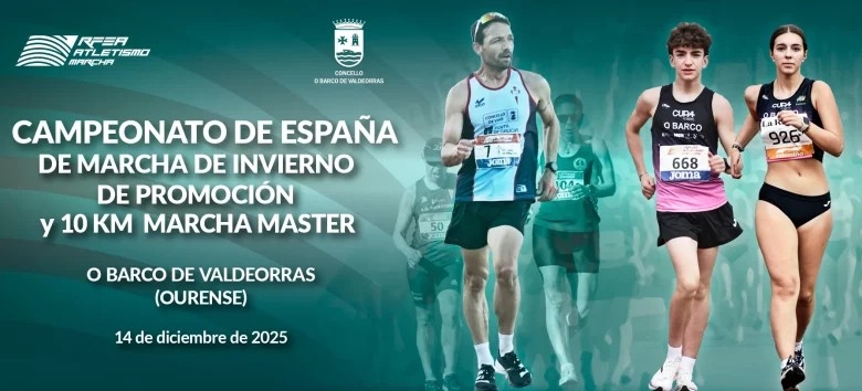 Doce atletas murcianos disputarán en Ourense el Nacional de promoción y máster de marcha