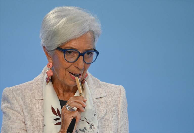 La presidenta del Banco Central Europeo (BCE), Christine Lagarde, en una imagen de archivo. Foto: ARNE DEDERT/DPA - 