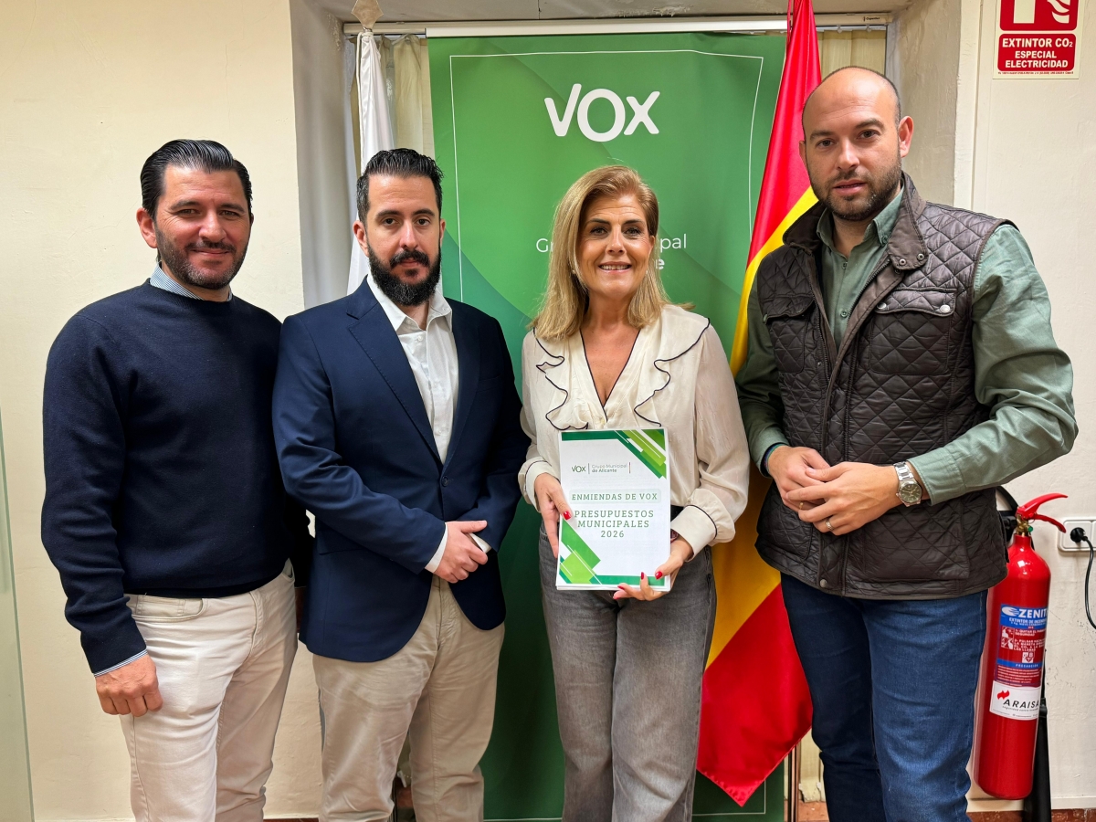 Vox aprieta al PP con las cuentas de Alicante: obras en barrios y 30.000€ para la oficina de maternidad