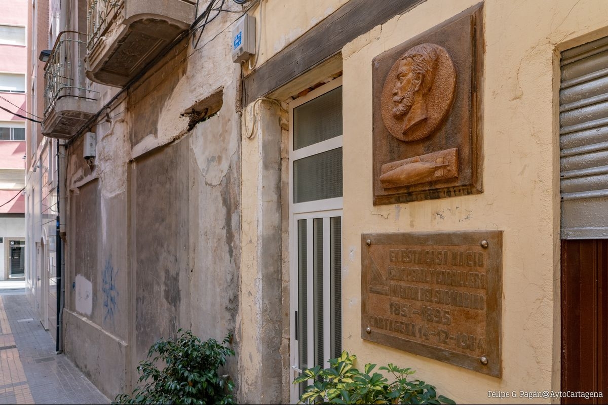La Casa Museo de Isaac Peral de Cartagena entra en su recta final