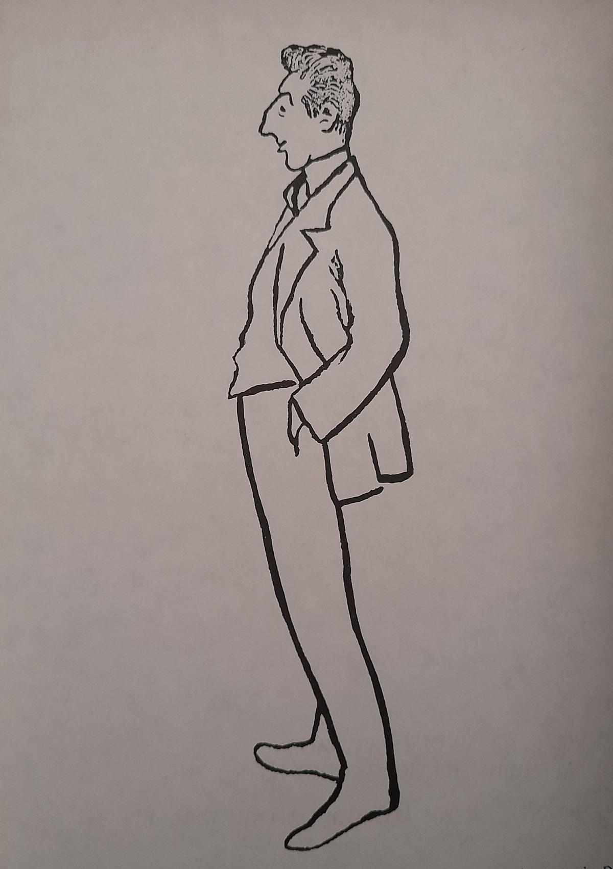 Caricatura de Óscar Esplá tras ser premiado en Viena - Fuente: AMA (Diario de Alicante, 21-1-1911) Caricatura de Óscar Esplá tras ser premiado en Viena