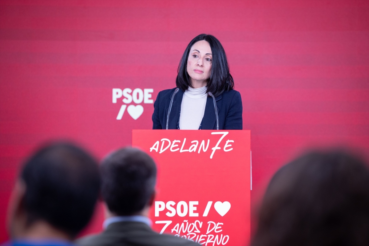 La secretaria de Organización del PSOE, Rebeca Torró, este viernes. - Foto: EP/EVA ERCOLANESE La secretaria de Organización del PSOE, Rebeca Torró, este viernes.