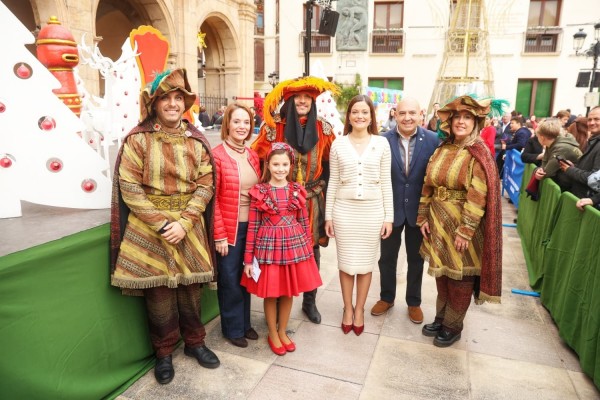 Gran participación en la llegada del Cartero Real a Castelló en unas Navidades más inclusivas